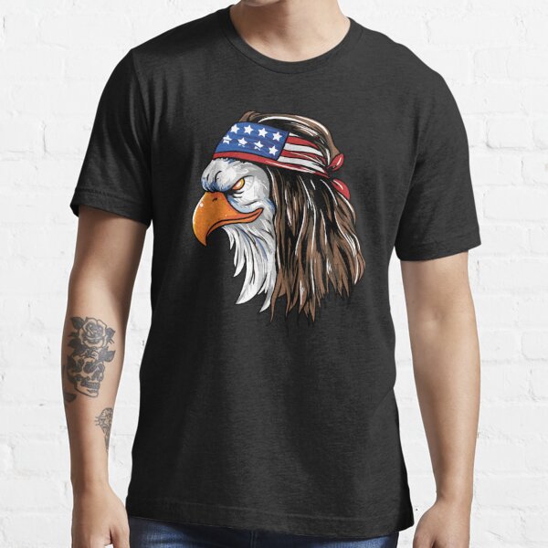 Liberty Graphics Bald Eagles Adult Natural T-Shirt XXL