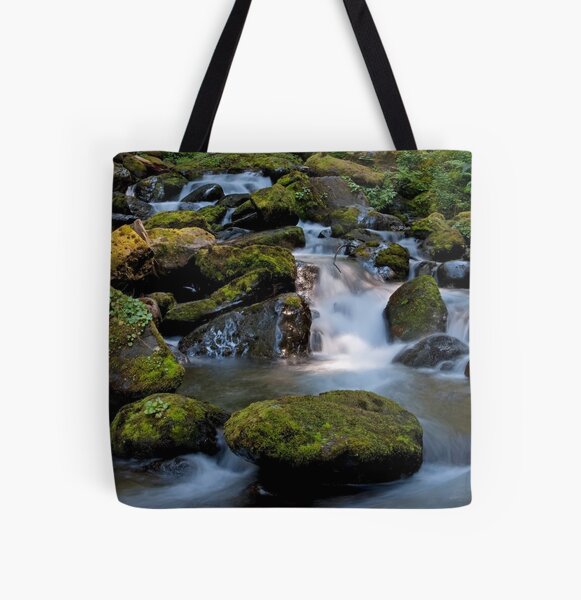Below the Falls All Over Print Tote Bag