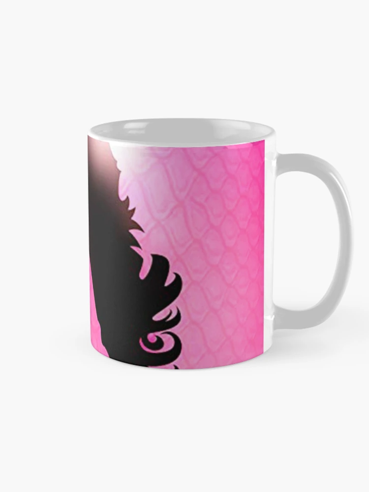 Aperçu 3 sur 6. Mug à café avec l'œuvre Python Rose - Riff Raff créée et vendue par andrejonas.