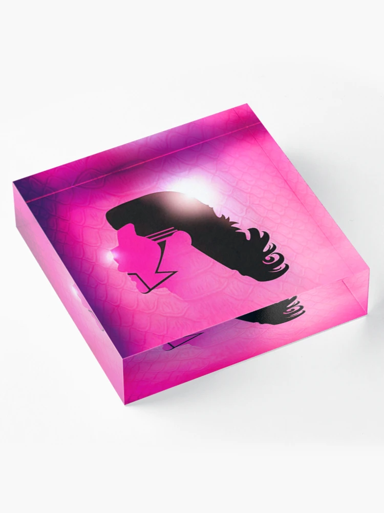 Thumbnail 4 von 5, Acrylblock, Pink Python - Riff Raff designt und verkauft von andrejonas.