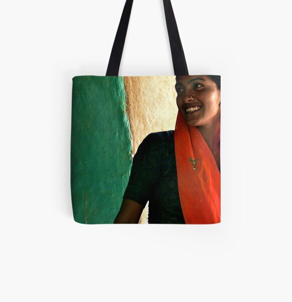 when the seamstress smiles All Over Print Tote Bag