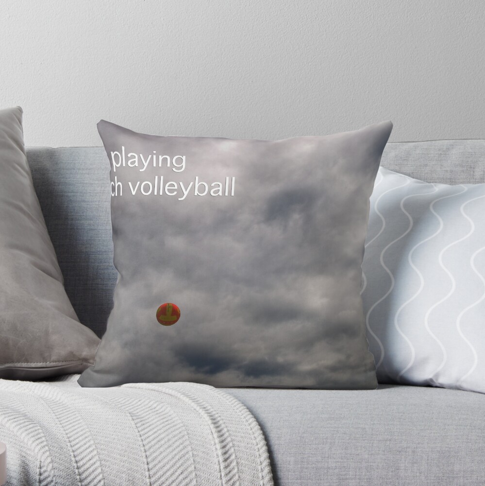 As Titled Throw Pillow