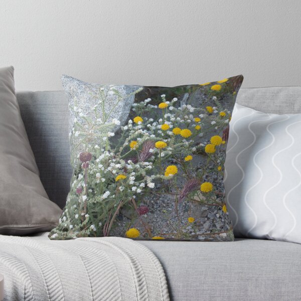 Wild Flowers on Angeles Forest #2 Throw Pillow