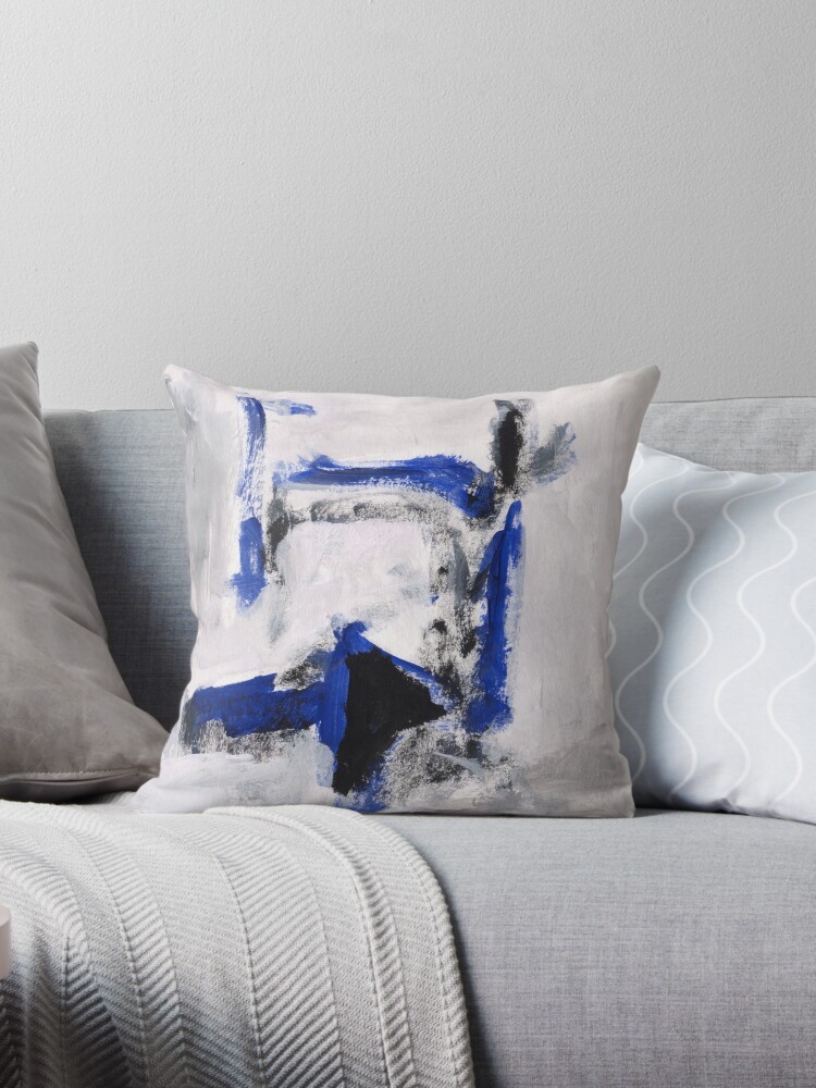 Thumbnail 1 of 3, Throw Pillow, Abstract #2 designed and sold by Jon Stevenson.