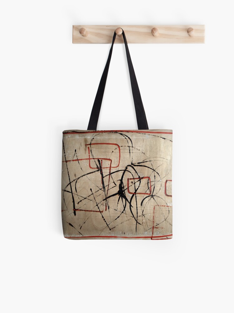 Thumbnail 1 of 2, Tote Bag, Squares designed and sold by Jon Stevenson.