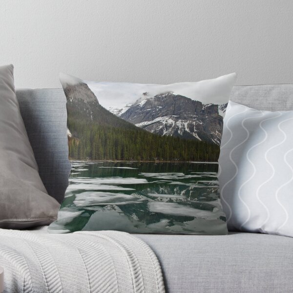 Emerald Lake Throw Pillow