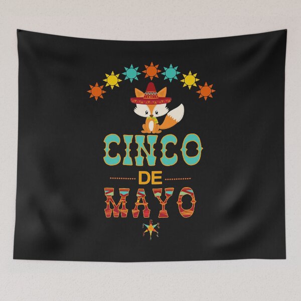 Item preview, Fiesta Cinco De Mayo Design Cute Fox Costume Tee designed and sold by Sapphire Star.