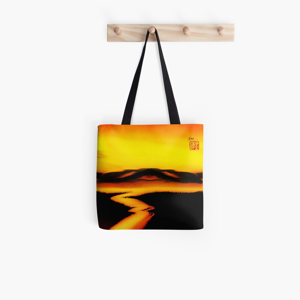 Deep Red Tote Bag