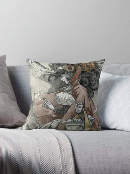 Raven Throw Pillow