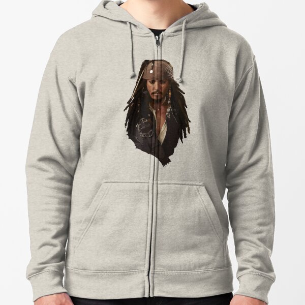 Captain Jack Sparrow Zipped Hoodie
