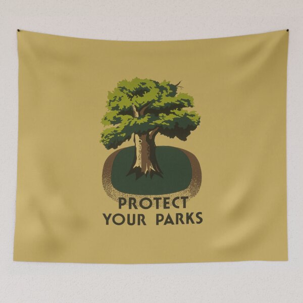 Item preview, Vintage WPA Protect Your Parks designed and sold by CongoJack.