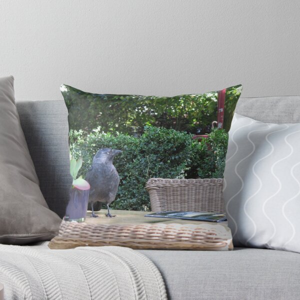 Item preview, A bird on the table.... does he see something yummy? designed and sold by Smaragd.