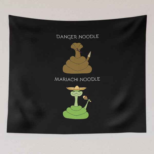 Item preview, Danger Noodle vs. Mariachi Noodle designed and sold by Llama-Does-Art.