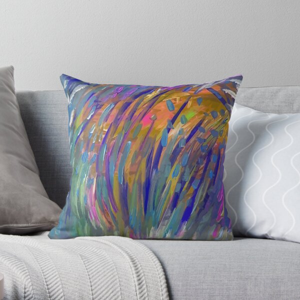 Garden Hangover - art by LeahG Throw Pillow