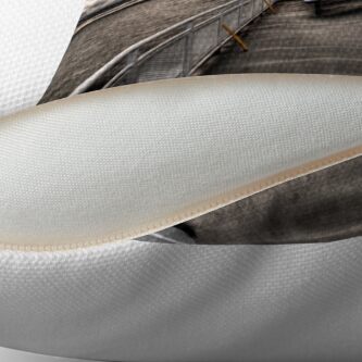 Alternate view of No Hands on Deck Throw Pillow