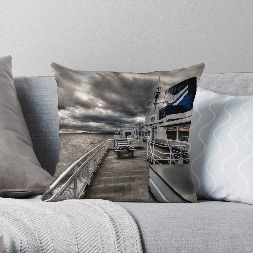 No Hands on Deck Throw Pillow