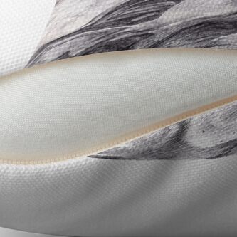 Thumbnail 2 of 3, Throw Pillow, Old Snake Beard designed and sold by Davol White.