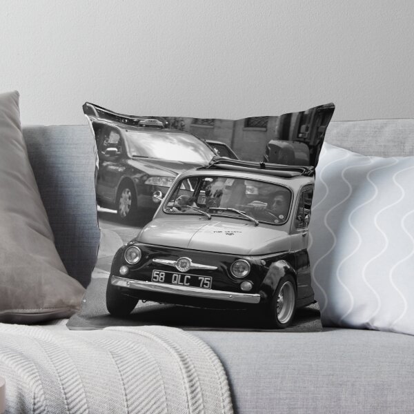 paris or bust Throw Pillow