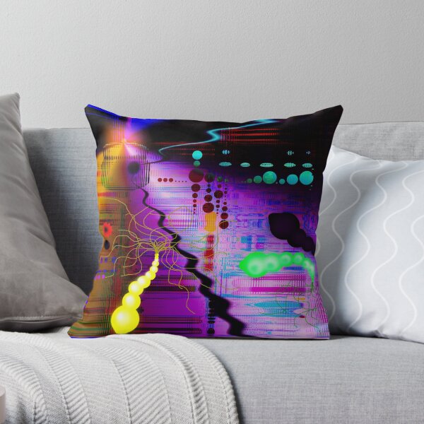 Ghosts In The Machine Throw Pillow