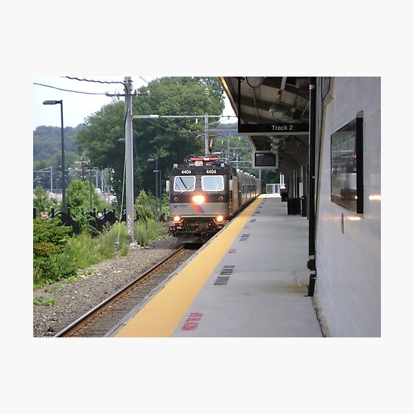 Morning train Photographic Print