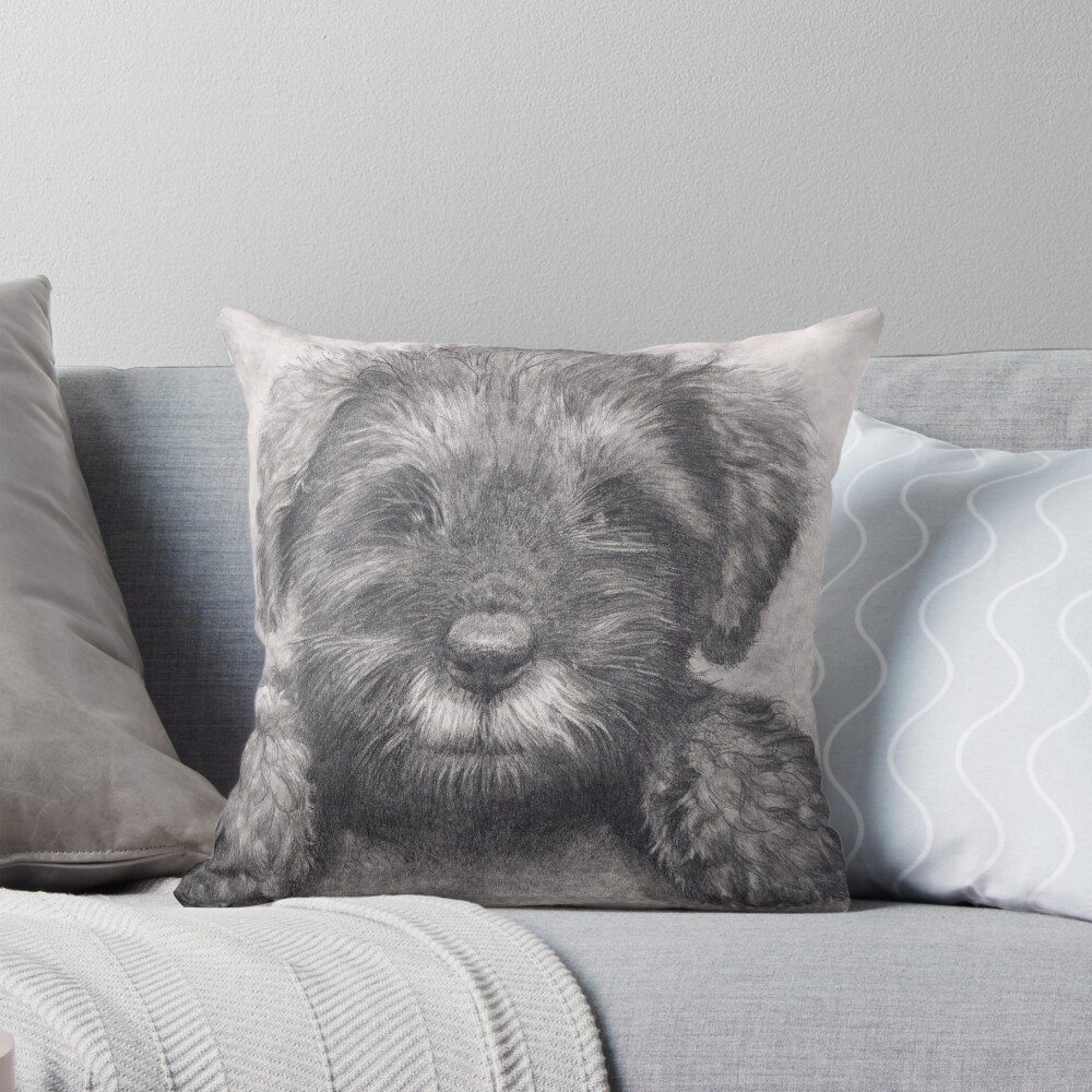 Item preview, Throw Pillow designed and sold by Redbarron.