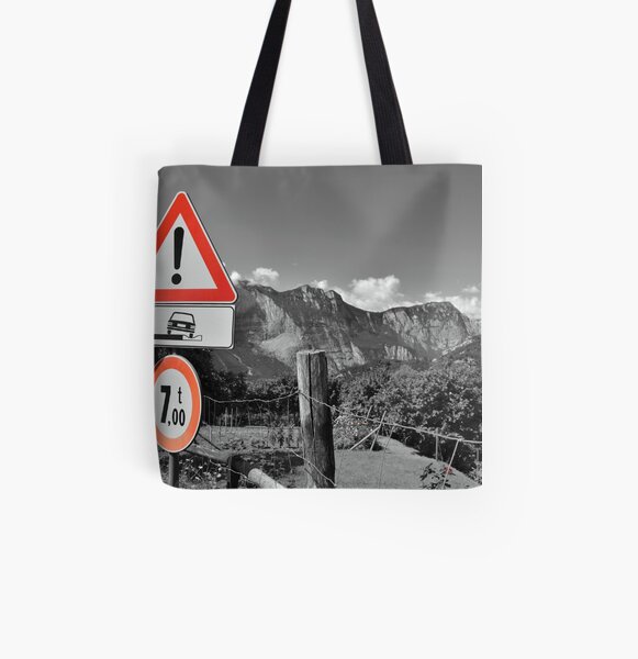 Attenzione All Over Print Tote Bag