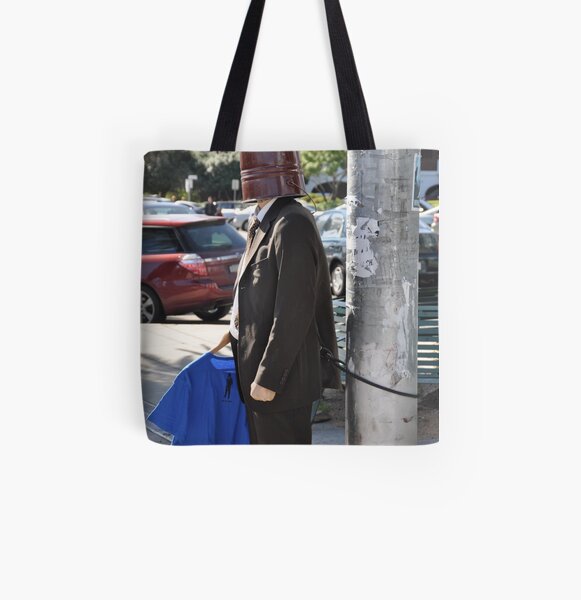 Mr Bucket, St Kilda, Melbourne All Over Print Tote Bag