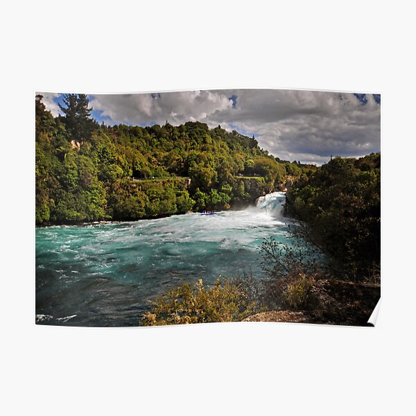 Waikato Neuseeland Postkarte Huka Falls Jetboat