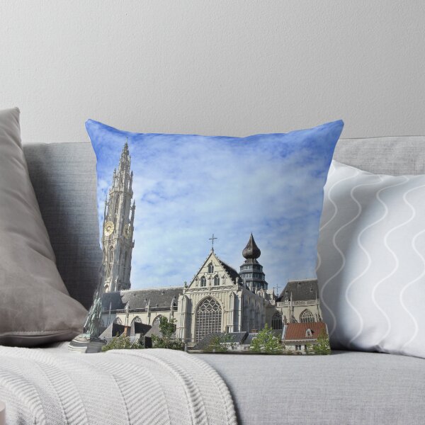 Item preview, View from Groenplaats market square, Antwerpen. designed and sold by Stephanie Owen.