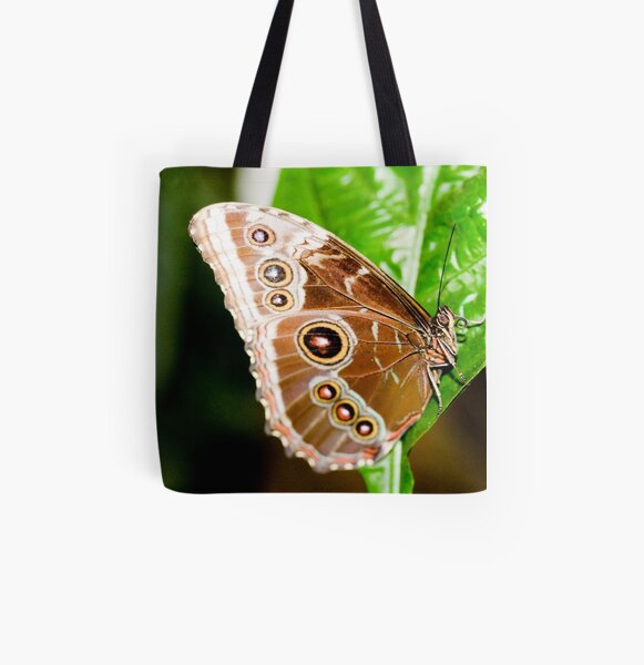 Beautiful Brown Butterfly All Over Print Tote Bag