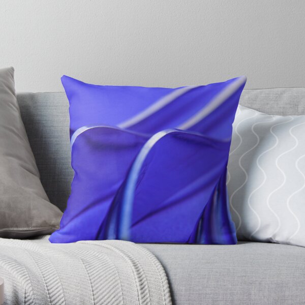 Kitchen Rhapsody: Fork Waves Throw Pillow