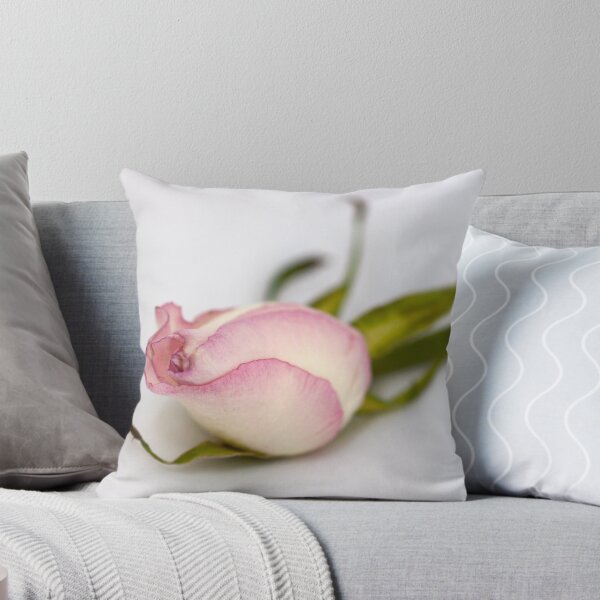 Artikelvorschau, Pink tipped rose on white entworfen und verkauft von Melania.