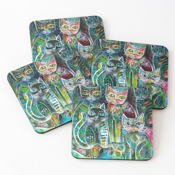 Item preview, Friendly Cats  designed and sold by Karin Zeller.