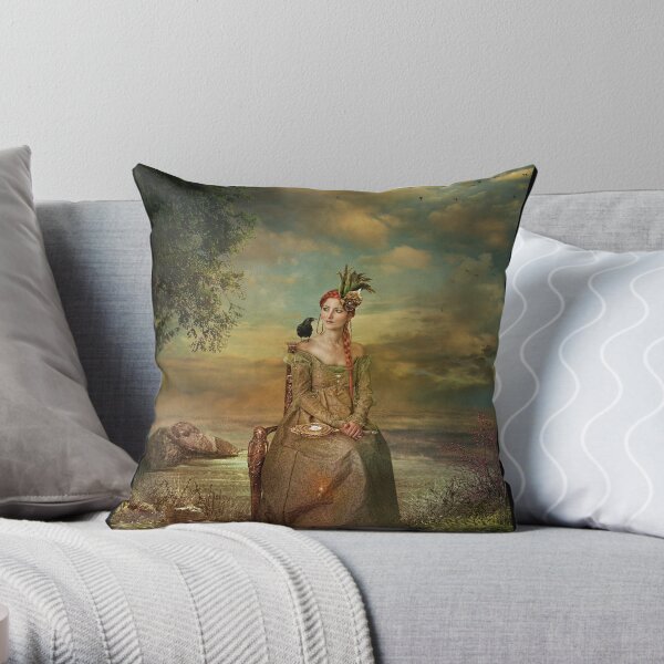Lady In Waiting Throw Pillow