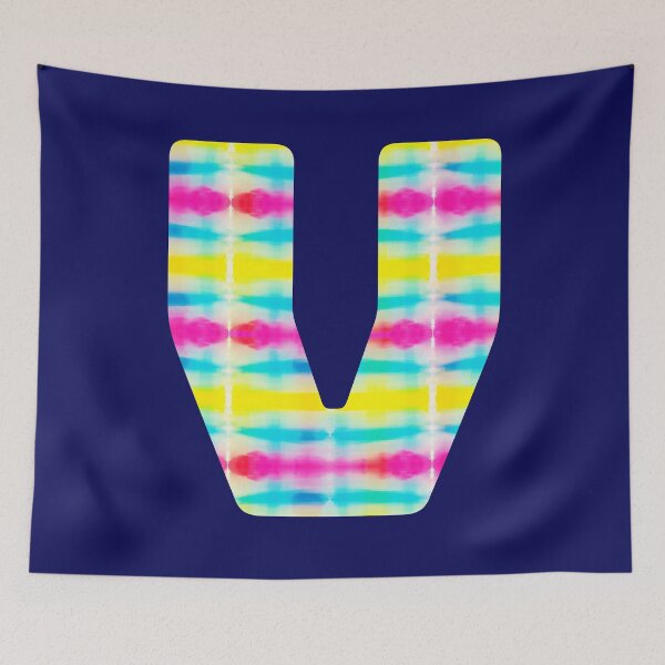 Item preview, Tie Dye Alphabet V (Uppercase letter v), Letter V designed and sold by marosharaf.