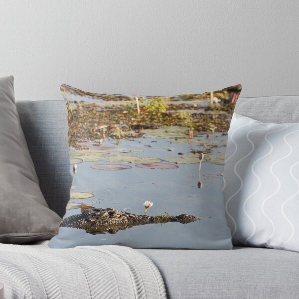 Lurking Throw Pillow