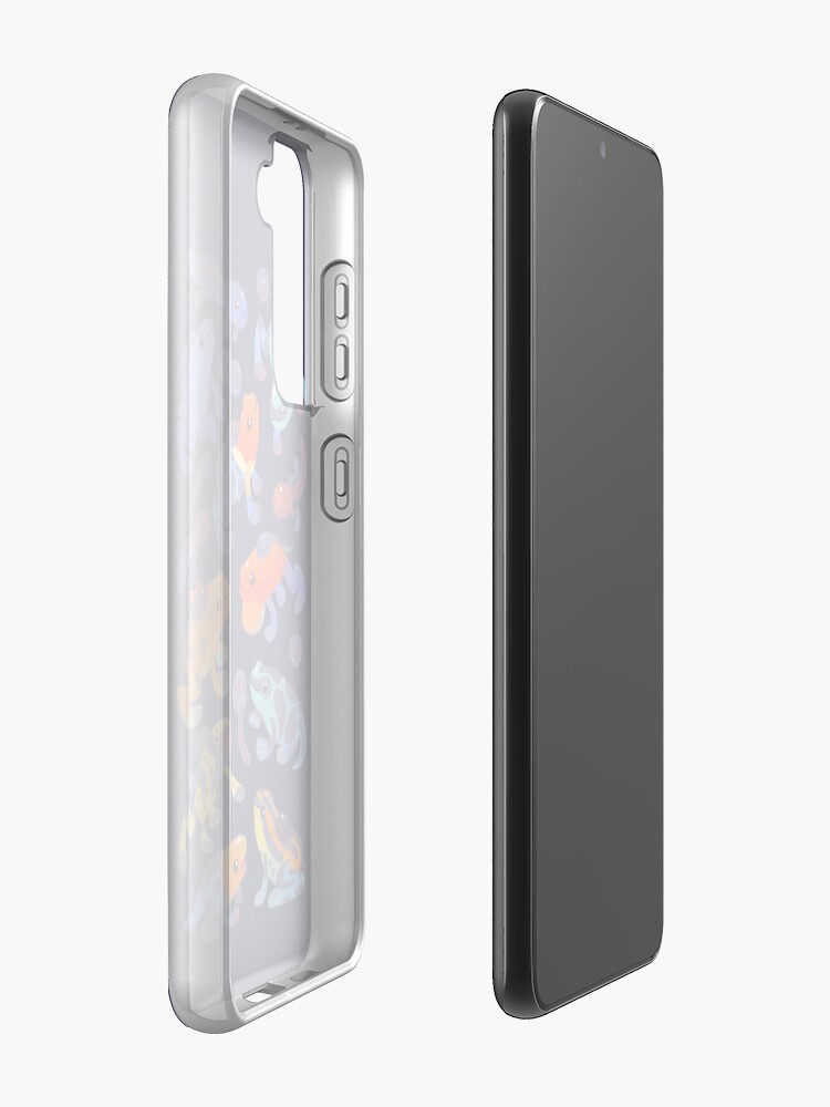 Alternate view of Poison dart frogs - dark Samsung Galaxy Phone Case