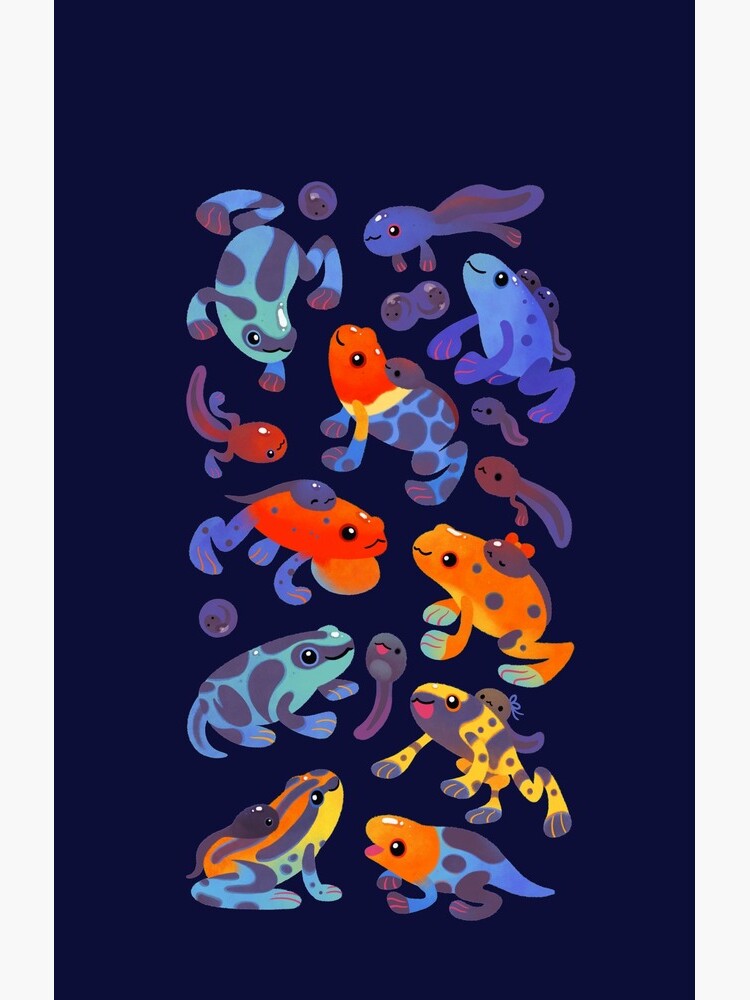 Poison dart frogs - dark by pikaole