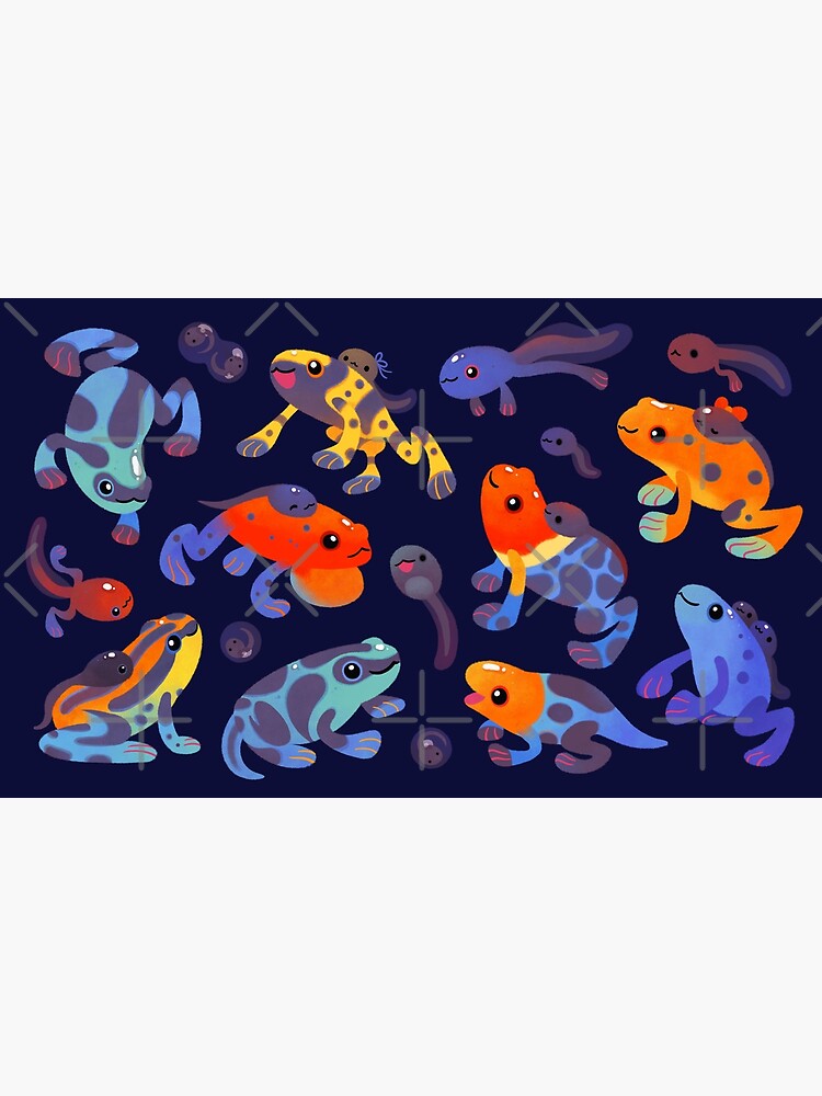 Poison dart frogs - dark by pikaole