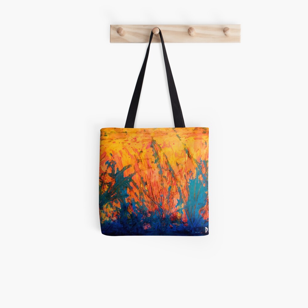 Fire And Rain Tote Bag