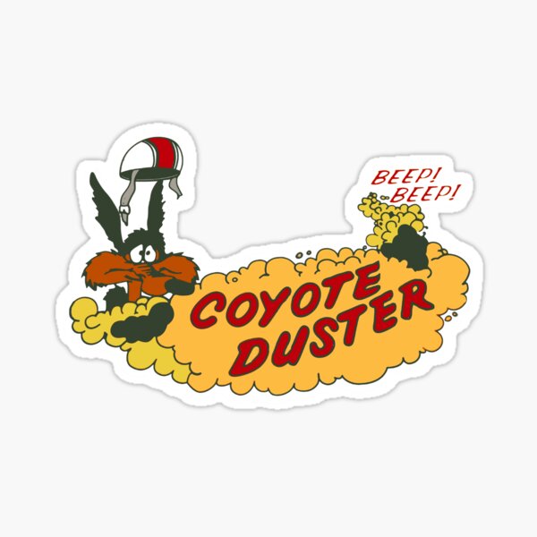 Plumero de coyote Pegatina