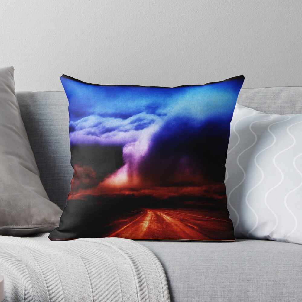 Desolation Highway Throw Pillow