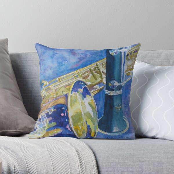 Reeds Betweeen Sets Throw Pillow