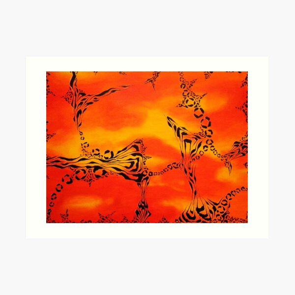 flames of Africa Art Print