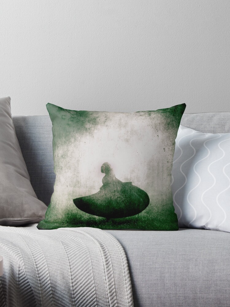 Thumbnail 1 of 4, Pillow, Lonesome designed and sold by KatarinaSilva.