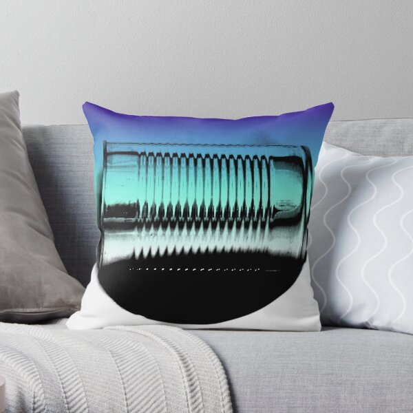 Can Bière pop Throw Pillow