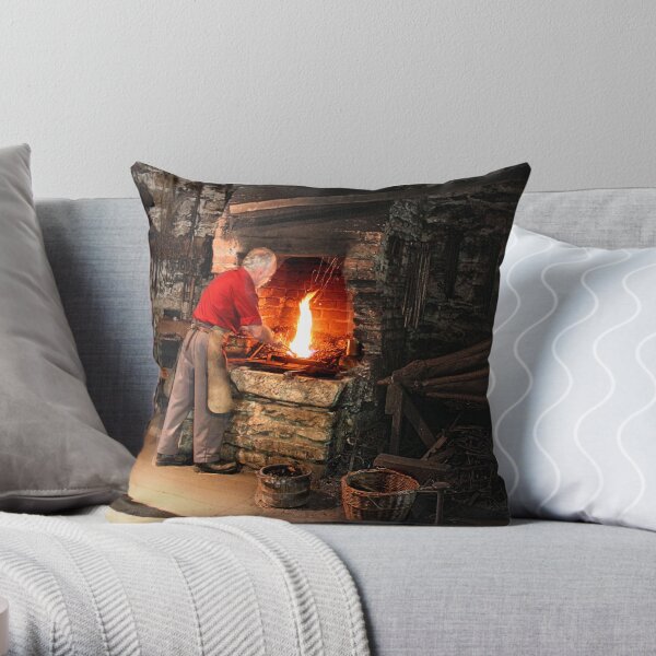 Irish Blacksmith Throw Pillow