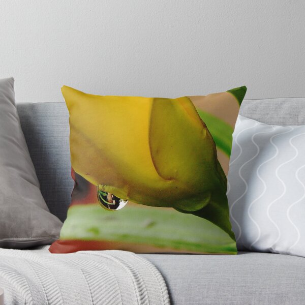 Item preview, yellow flower with water drop designed and sold by amar064.