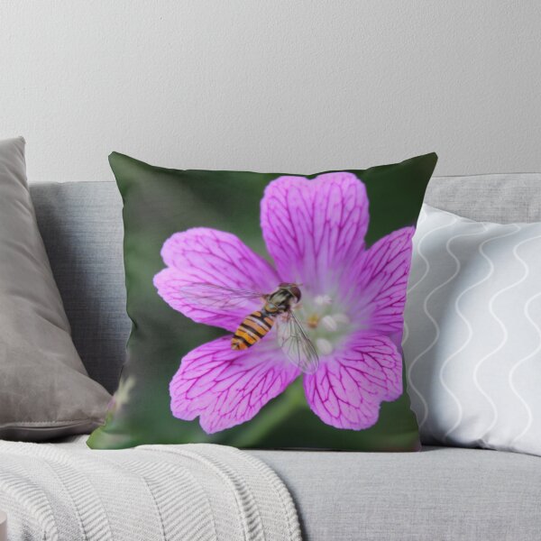 Item preview, Flower With Hover Fly designed and sold by Arana.