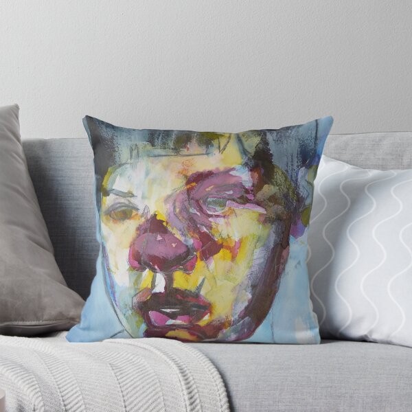 After Jenny Saville-Stare Throw Pillow